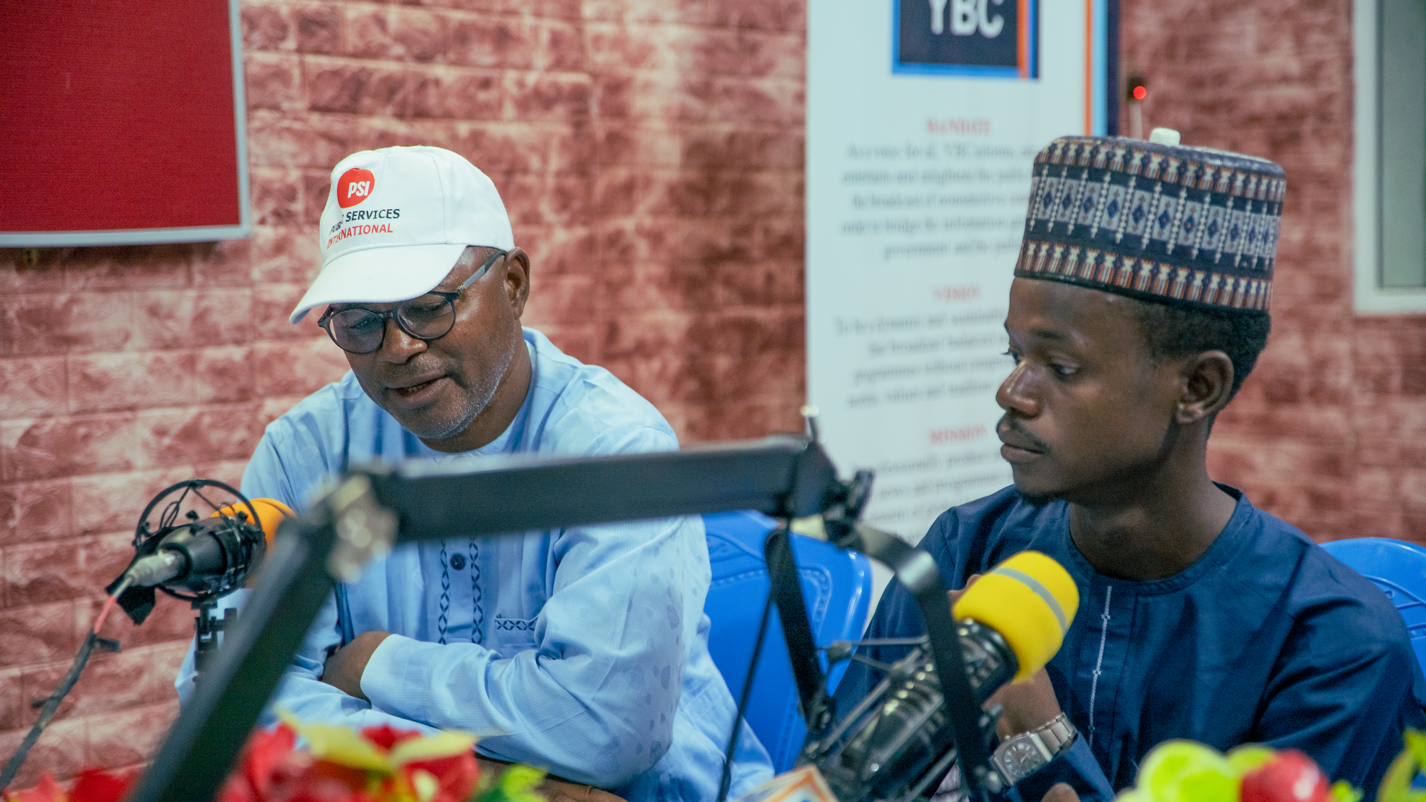 Bulama Musa TUC Chairman, Yobe state speaking during the radio program
