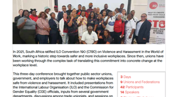 Trade Union Conference on Addressing Violence and Harassment in Public Sector Workplaces