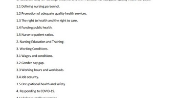 The Decent Work Deficit in the Social Care Workforce - a Response to the ILO General Survey