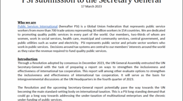 Inclusive and effective tax cooperation at the UN