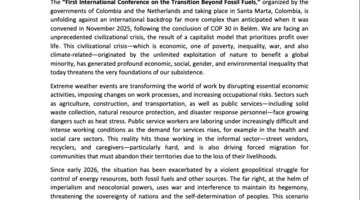 Just Transition and Energy Democracy