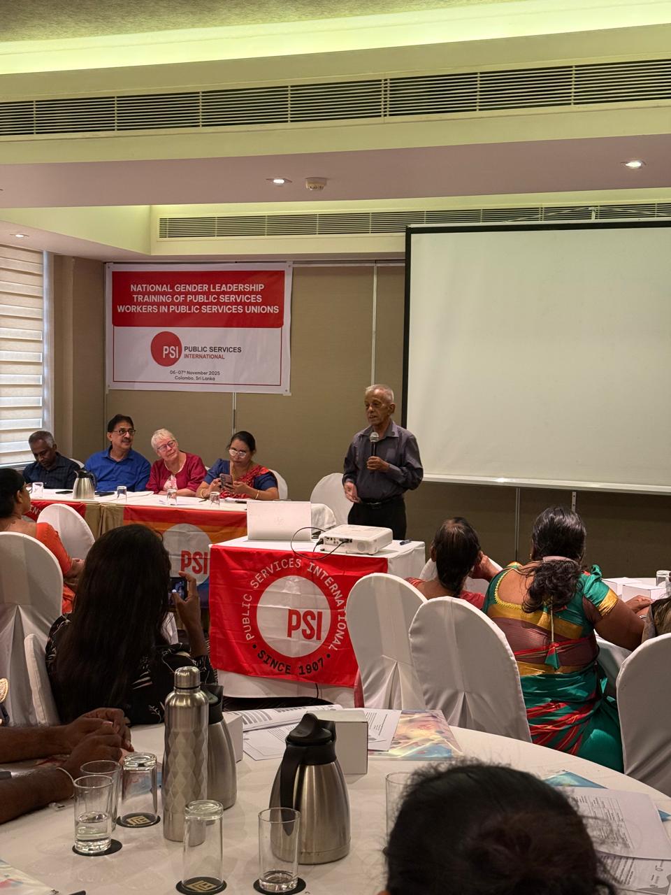 An advocacy meeting in Colombo 