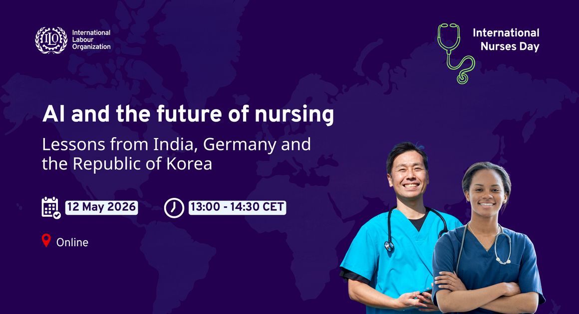 ILO webinar: AI and the future of nursing - Lessons from India, Germany and South Korea