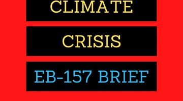Climate crisis EB-157 brief
