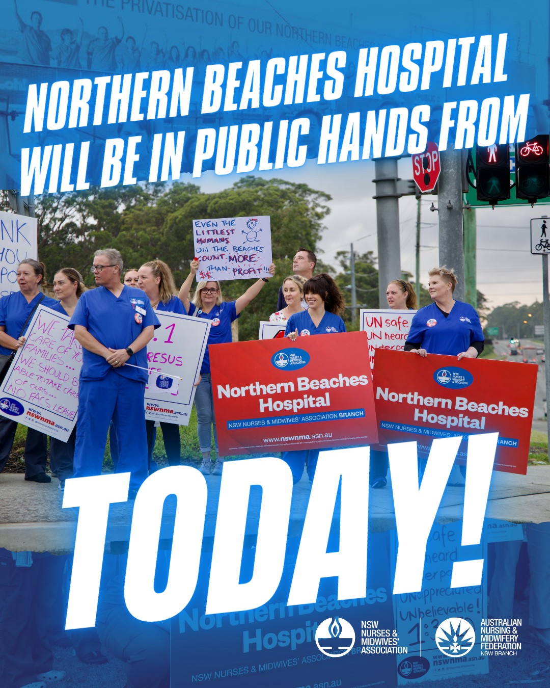 NSWNMA poster announcing the win.